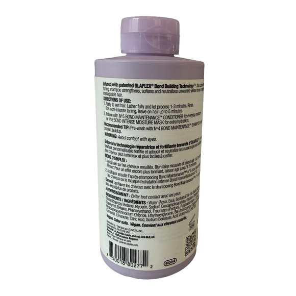 Olaplex No. 4P Blonde Enhancer Purple Toning Shampoo 8.5 oz (New/Unused/Sealed) - Picture 4 of 5